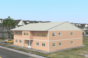594 m² Modular School