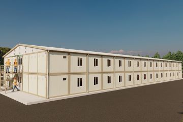 958 m² Worker Container Dormitory