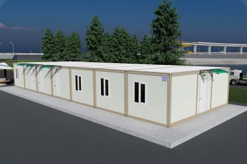 96 m² Container Dining Hall